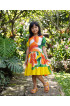 Hand Painted Rayon Kids Dress